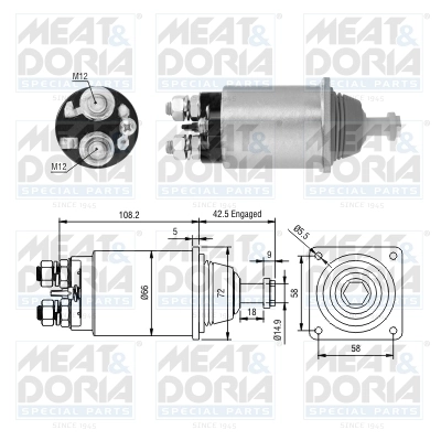 Solenoid Switch, starter